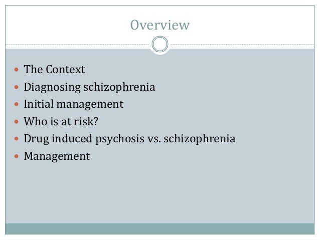 Schizophrenia and Primary Care