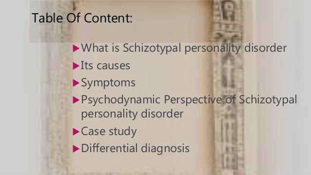 Personality disorder case study Personality disorder case study