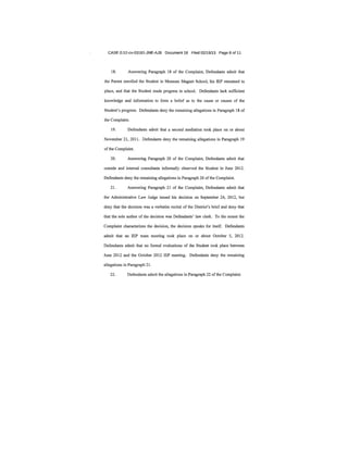 Schl distrctdefendantanswerfeb2013