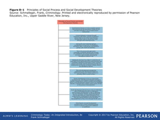 Copyright © 2017 by Pearson Education, Inc.
All Rights Reserved
Criminology Today: An Integrated Introduction, 8e
Frank Schmalleger
Figure 8–1 Principles of Social Process and Social Development Theories
Source: Schmalleger, Frank, Criminology. Printed and electronically reproduced by permission of Pearson
Education, Inc., Upper Saddle River, New Jersey.
 