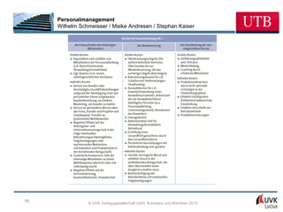 Personalmanagement
     Wilhelm Schmeisser / Maike Andresen / Stephan Kaiser




86
                © UVK Verlagsgesellschaft mbH, Konstanz und München 2013
 