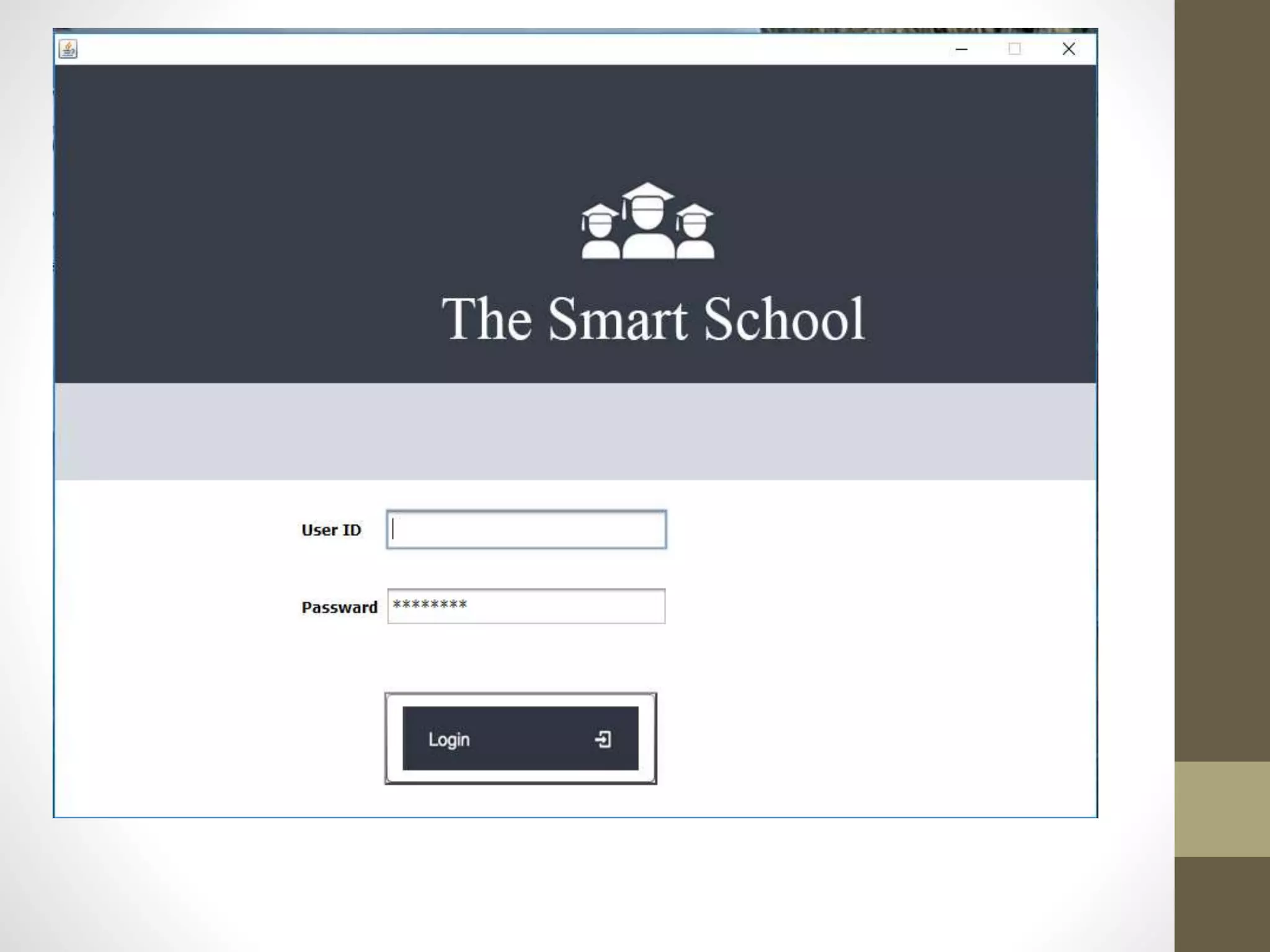 LOGIN FORM
 