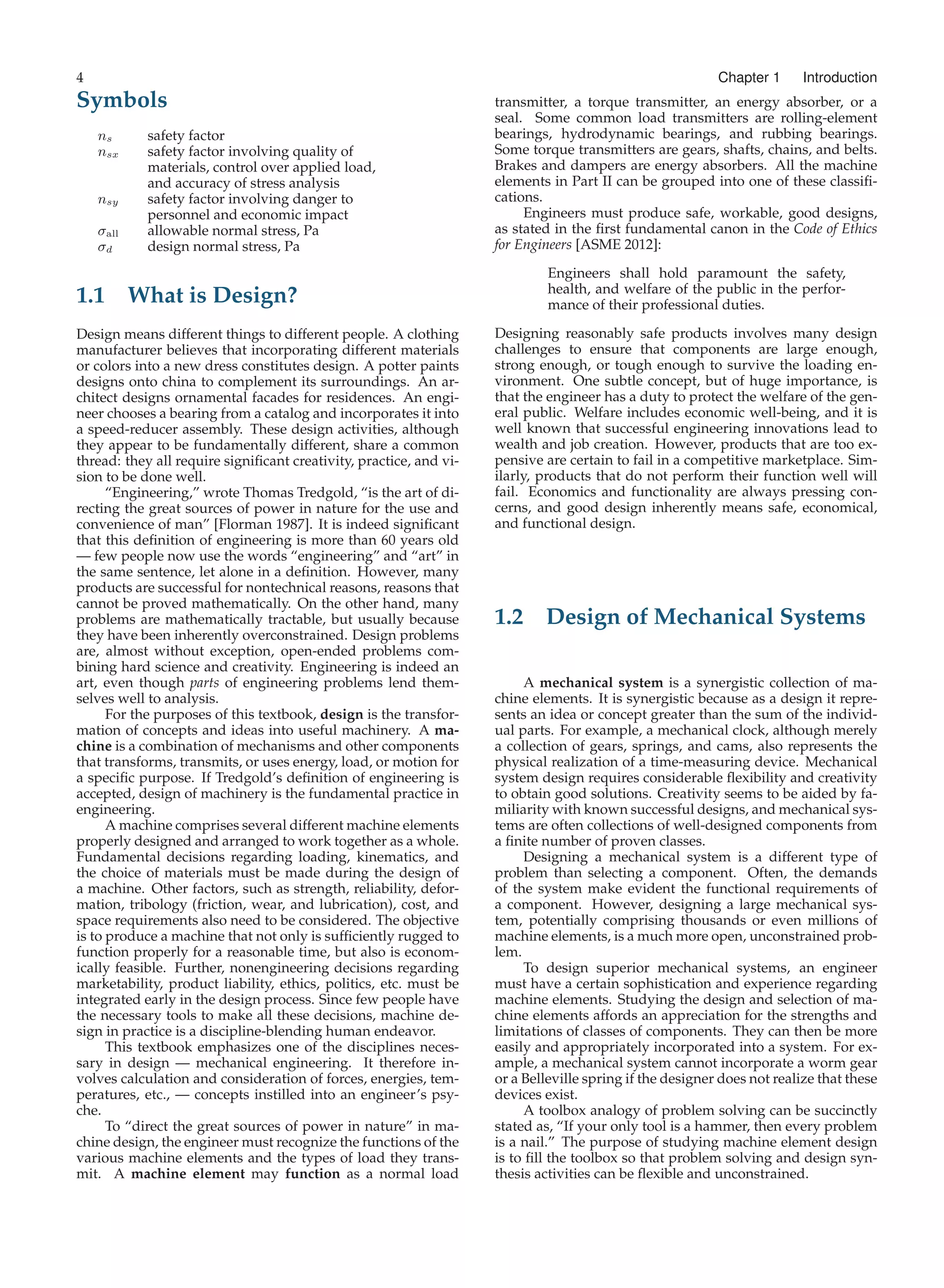 Schmid, hamrock, jacobson fundamentals of machine elements ch 01 what ...