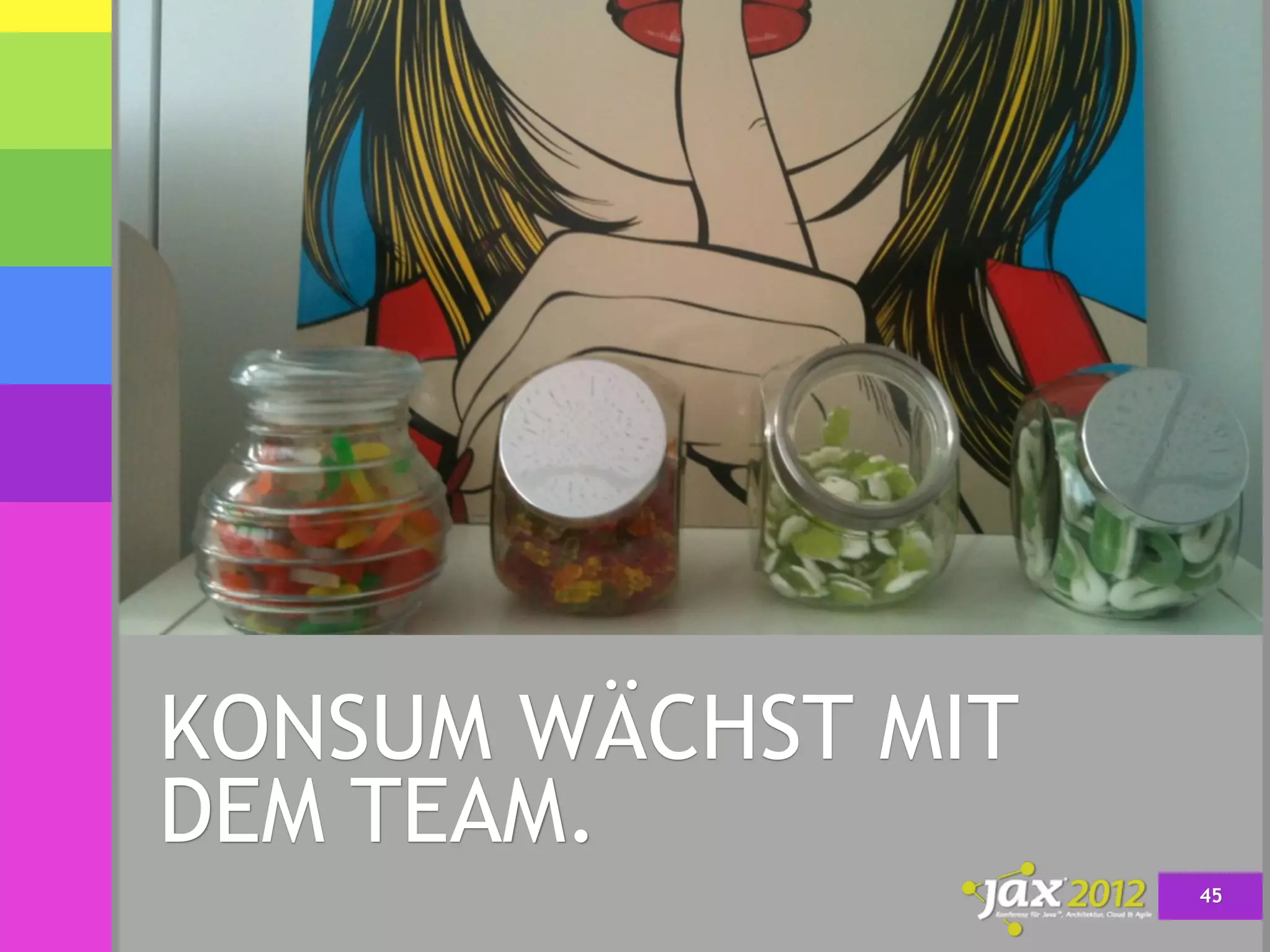 KONSUM WÄCHST MIT
DEM TEAM.
                    45
 