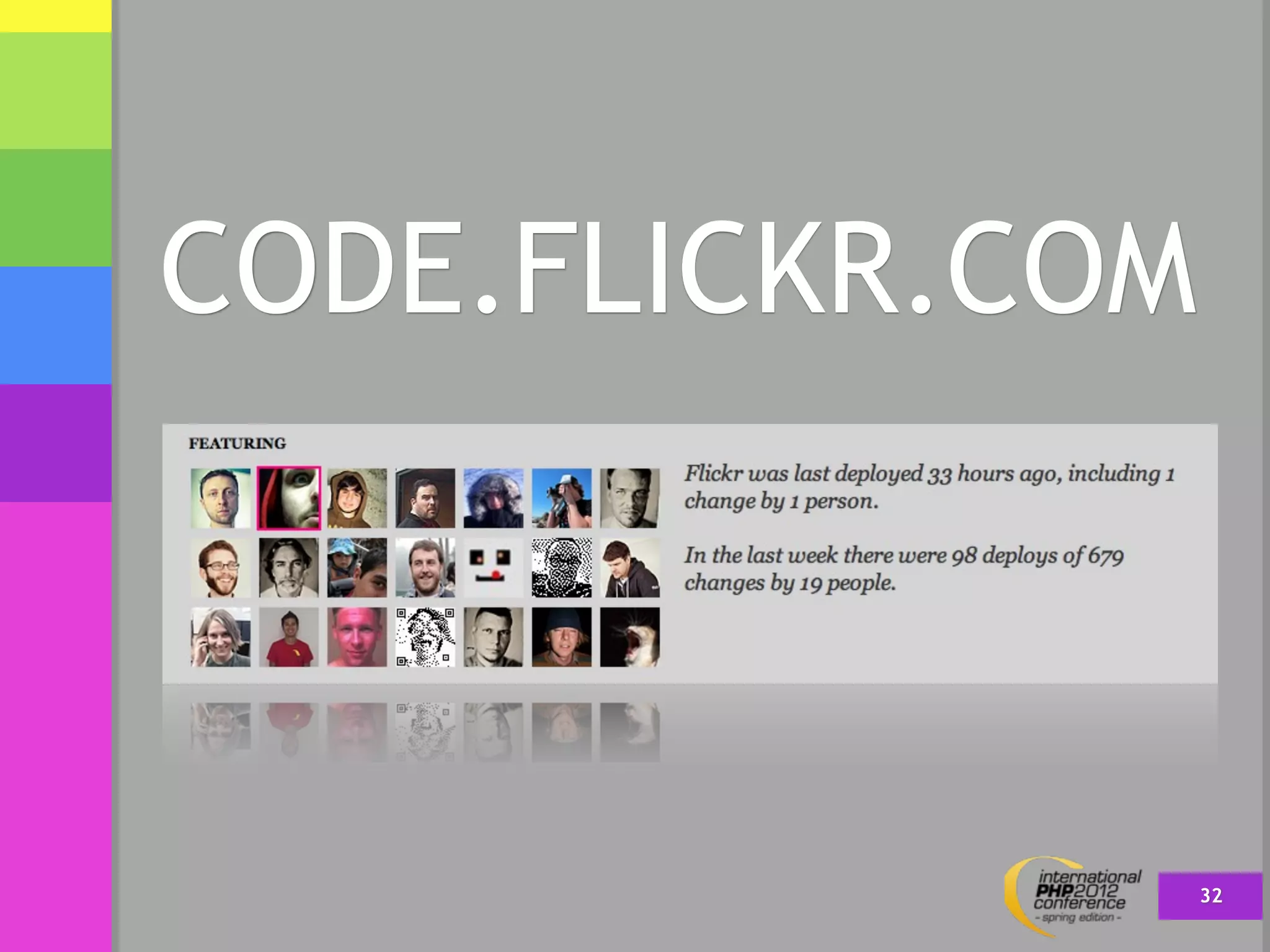 CODE.FLICKR.COM



                  32
 