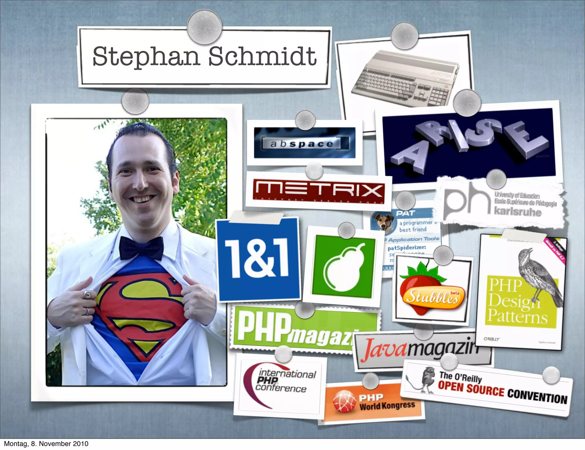 Stephan Schmidt
Montag, 8. November 2010
 