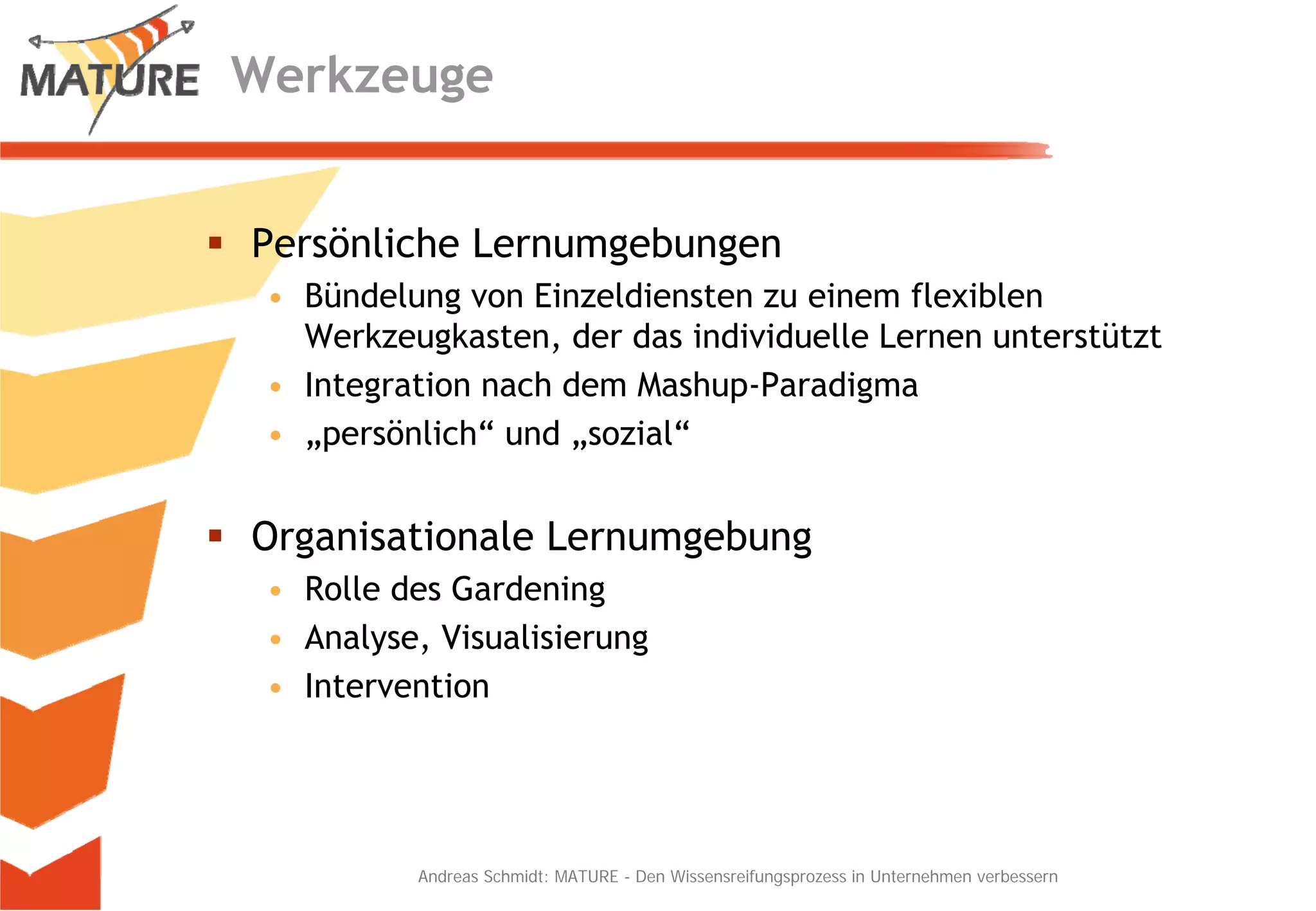 Den Wissensreifungsprozess in Unternehmen fördern