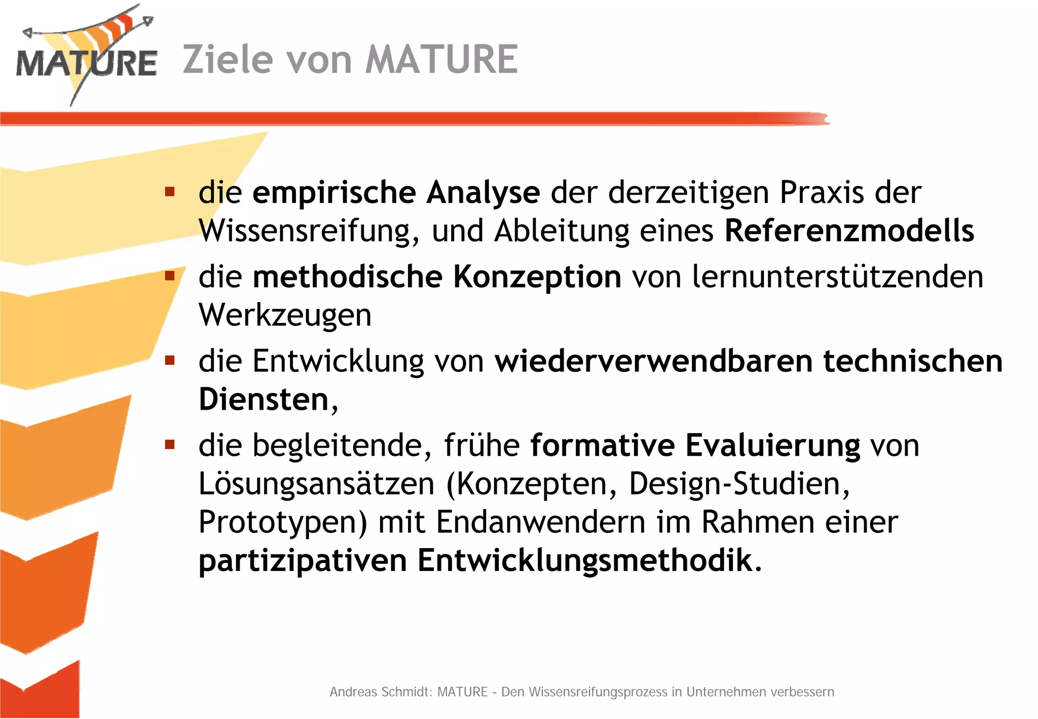 Den Wissensreifungsprozess in Unternehmen fördern