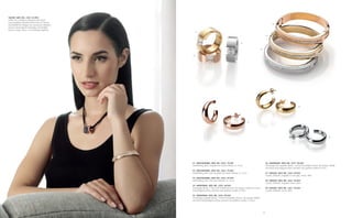 23
01
02
03
04
05
07
08
06
09
COLLIER | BEST.-NR.: 2359 | 69,90€
Collier mit 6-reihigem Lederband und einem
rosevergoldeten Rondell (20mm breit, Ø 22mm).
Das Rondell hat Einlagen aus schwarzem Glanzlack
und ist zwischendurch aufwendig mit Kristallen
besetzt, Länge: 40cm + 5cm Verlängerungskette
01 | EDELSTAHLRING | BEST.-NR.: 2365 | 79,90€
Edelstahlring, 8mm vergoldet mit einem Zirkonia, Gr.: 52-62
02 | EDELSTAHLRING | BEST.-NR.: 2363 | 79,90€
Edelstahlring, 8mm rosé-vergoldet mit einem Zirkonia, Gr.: 52-62
03 | EDELSTAHLRING | BEST.-NR.: 2364 | 59,90€
Edelstahlring, 8mm mit einem Zirkonia, Gr.: 52-62
04 | ARMSPANGE | BEST.-NR.: 2358 | 89,00€
Armspange (Breite: 11mm) mit Kristallen besetzt. Die Spange schließt mit einem
Druck-Klappverschluss und kann weit geöffnet werden, Ø 19cm
05 | ARMSPANGE | BEST.-NR.: 2356 | 89,00€
Armspange vergoldet (Breite: 11mm) mit Kristallen besetzt. Die Spange schließt
mit einem Druck-Klappverschluss und kann weit geöffnet werden, Ø 19cm
06 | ARMSPANGE | BEST.-NR.: 2357 | 89,00€
Armspange rosé-vergoldet (Breite: 11mm) mit Kristallen besetzt. Die Spange schließt
mit einem Druck-Klappverschluss und kann weit geöffnet werden, Ø 19cm
07 | CREOLEN | BEST.-NR.: 2360 | 69,90€
Creolen, Edelstahl, vergoldet in rosé-gold, 25mm, offen
08 | CREOLEN | BEST.-NR.: 2362 | 69,90€
Creolen, Edelstahl, vergoldet 25mm, offen
09 | CREOLEN | BEST.-NR.: 2361 | 59,90€
Creolen, Edelstahl, 25mm, offen
 