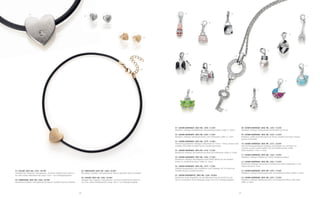 29
28
01
04
01
02
04
05
06
08
09
10
11
12
13
14
02
03
07
03
01 | COLLIER | BEST.-NR.: 2387 | 49,90€
Anhänger Herz rhodiniert, matt gebürstet, mit einem Kristall besetzt, Band ist
aus 3mm starken Naturkautschuk; Länge: 42cm + 5cm Verlängerungskette
02 | OHRSTECKER | BEST.-NR.: 2386 | 29,90€
Herzstecker rhodiniert, matt gebürstet (Ø 10mm), Steckstifte sind aus Edelstahl
03 | OHRSTECKER | BEST.-NR.: 2388 | 29,90€
Herzstecker vergoldet, matt gebürstet (Ø 10mm), Steckstifte sind aus Edelstahl
04 | COLLIER | BEST.-NR.: 2385 | 49,90€
Anhänger Herz vergoldet, matt gebürstet, mit einem Kristall besetzt, Band ist
aus 3mm starken Naturkautschuk; Länge: 42cm + 5cm Verlängerungskette
01 | CHARM-ANHÄNGER | BEST.-NR.: 2390 | 17,50€
Rhodiniert, Anhänger Pantoffelmotiv mit Karabinerverschluss, Größe ca. 20mm
02 | CHARM-ANHÄNGER | BEST.-NR.: 2389 | 17,50€
Rhodiniert, Anhänger Handtaschenmotiv, rosé-weiß-kariert, Größe ca. 17mm
03 | CHARM-ANHÄNGER | BEST.-NR.: 2279 | 14,90€
Hochwertig gearbeiteter Anhänger Schlossmotiv (Ø 17mm x 11mm), schwarz weiß
emailliert mit weißen Kristallen besetzt, Karabinerverschluss
04 | CHARM-ANHÄNGER | BEST.-NR.: 2310 | 17,50€
Rhodinierter Anhänger mit Karabinerverschluss und Pandamotiv, Größe ca. 18mm
05 | CHARM-ANHÄNGER | BEST.-NR.: 2306 | 17,50€
Rhodinierter Anhänger West-Highland-Terrier-Motiv (Westi) das mit Kristallen
besetzt ist, Karabinerverschluss, Größe cfa. 16mm
06 | CHARM-ANHÄNGER | BEST.-NR.: 2247 | 17,50€
Hochwertig gearbeiteter, grün emaillierter Frosch Anhänger (Ø 15x17mm) mit
Kristallen besetzt, Karabinerverschluss
07 | CHARM-TRÄGERKETTE | BEST.-NR.: 2240 | 49,90€
Rhodinierte Charm-Trägerkette, der Kristallbesetzte Ring (Ø 18mm) hat eine
Öse für verschiedene Charm-Anhänger, Länge 42cm+5cm Verlängerungskette
08 | CHARM-ANHÄNGER | BEST.-NR.: 2243 | 17,50€
Rhodiniert, Anhänger Schlüsselmotiv mit Kristallen (Ø 22mm)
09 | CHARM-ANHÄNGER | BEST.-NR.: 2244 | 17,50€
Rhodiniert, weiße Muschelkernperle (Ø 10mm), Karabinerverschluss, Fassung
besetzt mit Kristallen
10 | CHARM-ANHÄNGER | BEST.-NR.: 2311 | 24,90€
Sehr hochwertig gearbeiteter Anhänger mit Karabiner, das Schmuck-Ei ist
zu öffnen, schwarz-weiß emailliert und mit Kristallen besetzt. Größe
(ohne Karabiner) 17mm x 12mm
11 | CHARM-ANHÄNGER | BEST.-NR.: 2246 | 14,90€
Rhodiniert, Anhänger Eifelturm (Ø 14mm), Karabinerverschluss
12 | CHARM-ANHÄNGER | BEST.-NR.: 2307 | 17,50€
Rhodinierter Anhänger mit Karabinerverschluss und einem eingefassten 11mm
Tropfen-Kristall, Ø 11mm
13 | CHARM-ANHÄNGER | BEST.-NR.: 2392 | 17,50€
Rhodiniert, Anhänger Kinderwagenmotiv mit Karabinerverschluss, Größe ca.16mm
14 | CHARM-ANHÄNGER | BEST.-NR.: 2391 | 17,50€
Rhodiniert, Anhänger Handtaschenmotiv mit Karabinerverschluss, Farbe türkis;
Größe ca.16mm
 