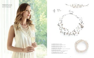 13 
01 
02 
03 
04 
05 
PERLENCOLLIER | BEST.-NR.: 2343 | 99,00€ 
10-reihige Perlenkette in Mallorcaqualität in 
einem Größenverlauf von 4-6mm. Die Kette 
schließt mit einem Karabinerverschluß, 
Länge: 70cm + 5cm Verlängerungskette 
01 | OHRSTECKER | BEST.-NR.: 2071 | 39,90€ 
SWZ-Perle grau, Ø 5mm, Stecker 925/- Sterlingsilber, rhodiniert 
02 | OHRSTECKER | BEST.-NR.: 2065 | 39,90€ 
SWZ-Perle weiß, Ø 5mm, Stecker, 925/- Sterlingsilber, rhodiniert 
03 | ARMBAND | BEST.-NR.: 2069 | 59,90€ 
SWZ-Perle weiß/grau, 925/- Sterlingsilber, rhodiniert, Länge 18+3cm Verlängerungskette 
04 | COLLIER | BEST.-NR.: 2068 | 75,00€ 
SWZ-Perle weiß/grau auf Nylonschnur 7-reihig, Verlängerungskette 925/- Sterlingsilber, rhodiniert, Länge 44+7cm Verlängerungskette 
05 | STRTECHARMBAND | BEST.-NR.: 2344 | 59,90€ 
Stretcharmband 2-reihig, mit SWZ-Perlen (8mm), 925/- Sterlingsilber  