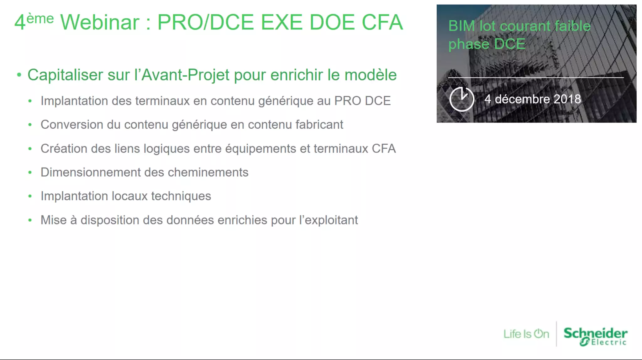 Schneider Electric - Autodesk - BIM : les bonnes pratiques pour la création du lot électrique (partie 1)