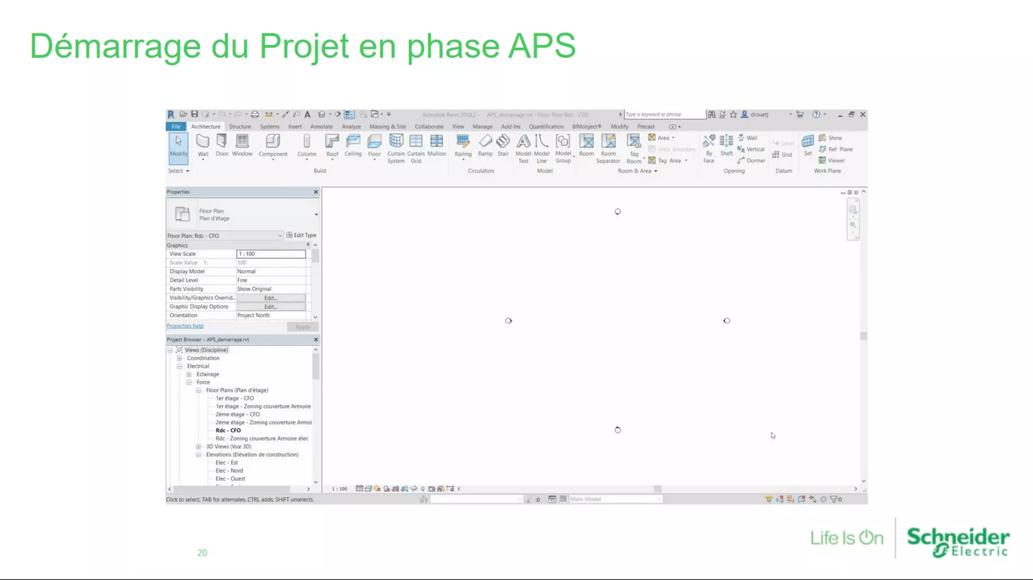 Schneider Electric - Autodesk - BIM : les bonnes pratiques pour la création du lot électrique (partie 1)