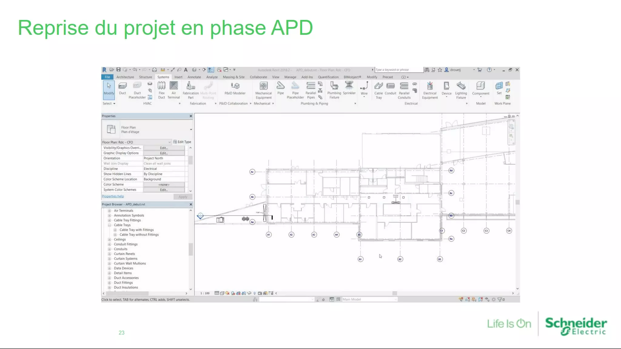 Schneider Electric - Autodesk - BIM : les bonnes pratiques pour la création du lot électrique (partie 1)