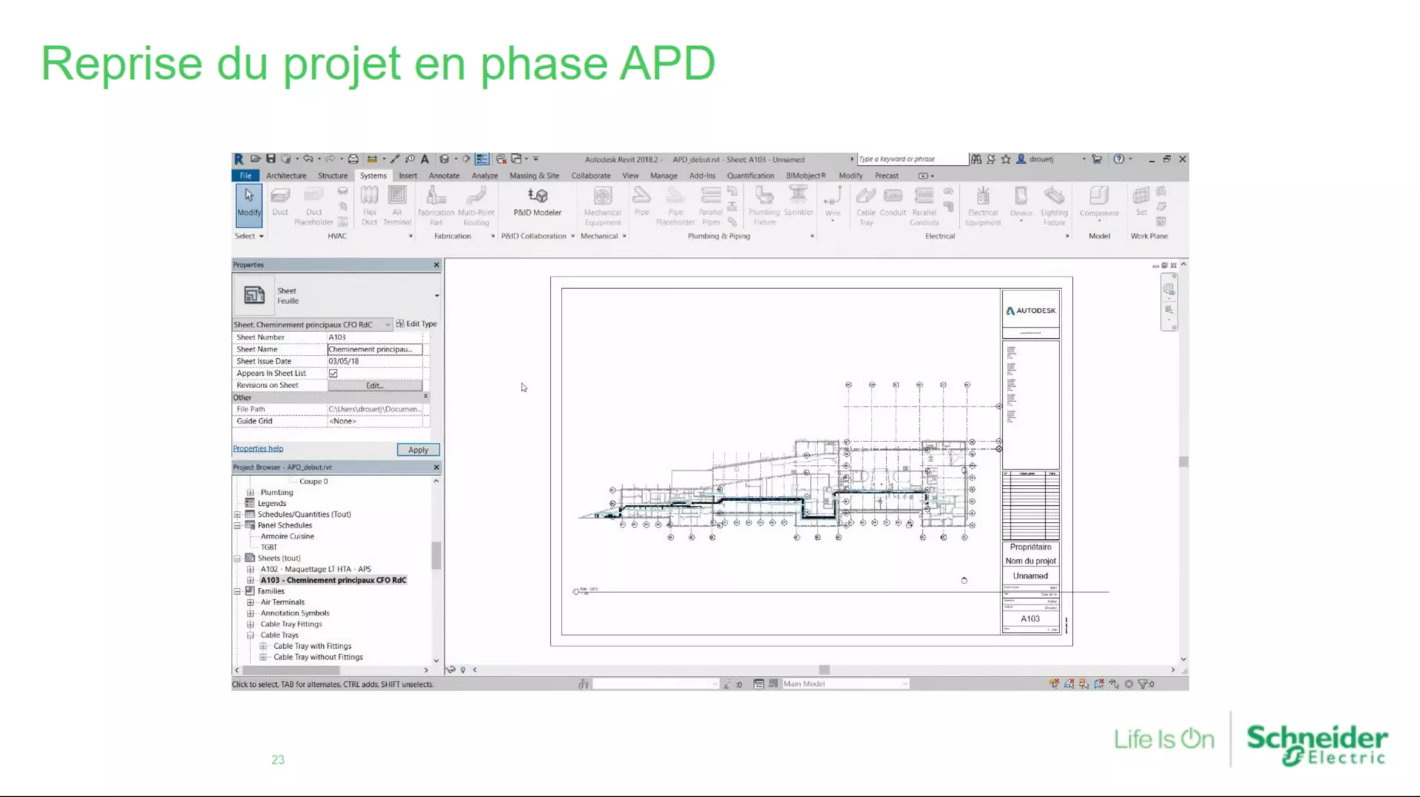 Schneider Electric - Autodesk - BIM : les bonnes pratiques pour la création du lot électrique (partie 1)