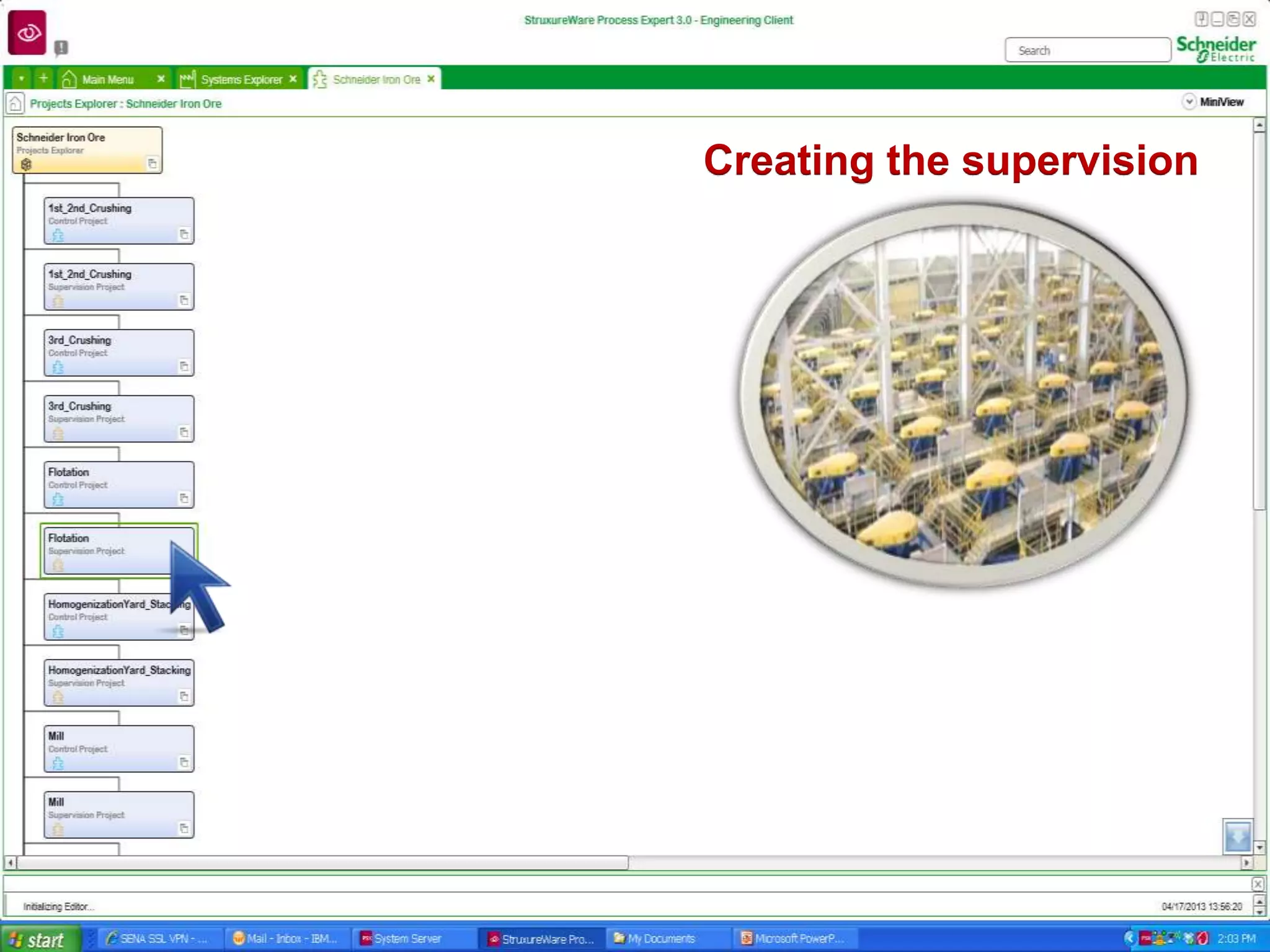 Creating the supervision
 