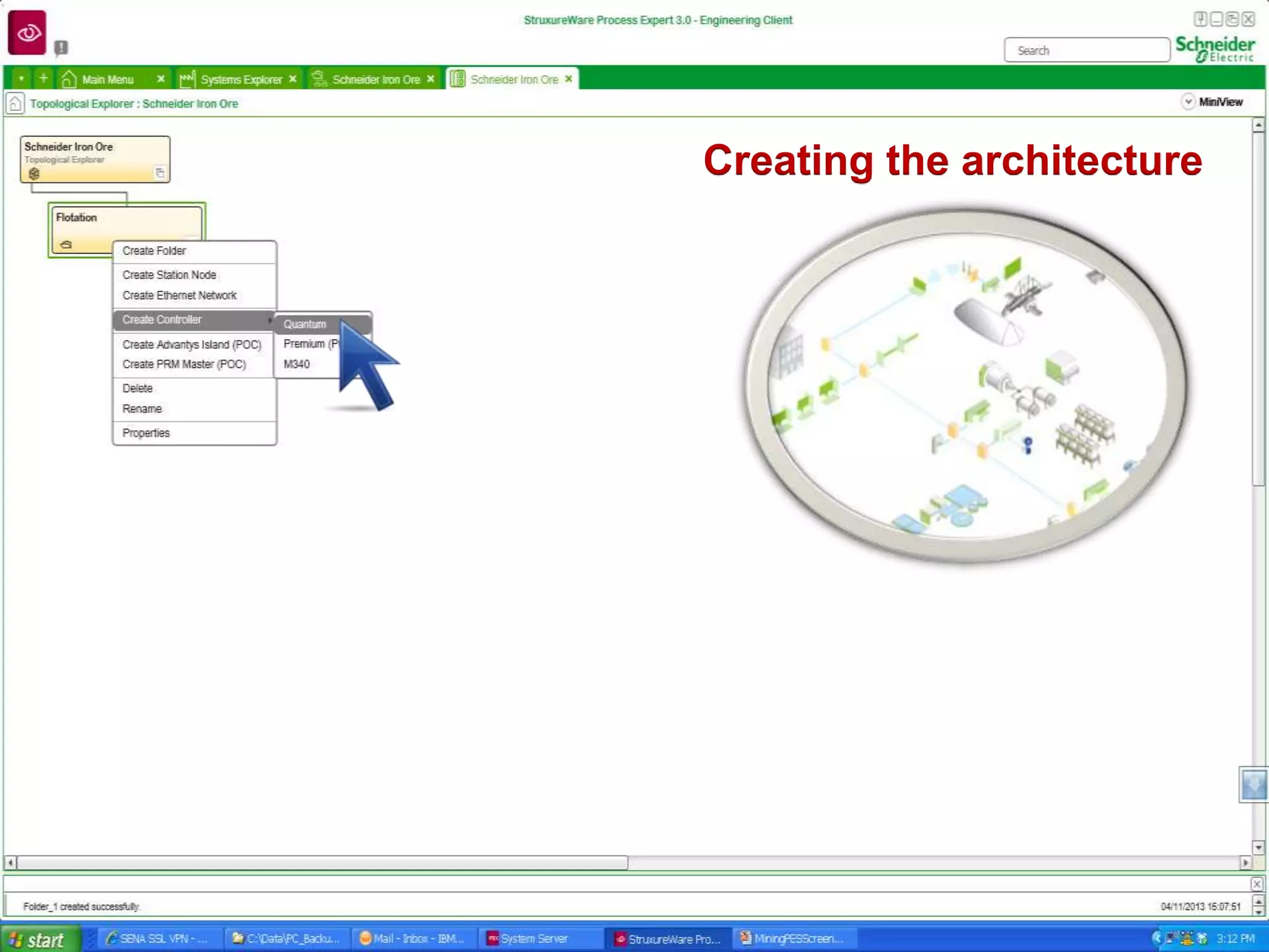 Creating the architecture
 