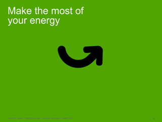 Schneider Electric – Buildings Business - Corporate Presentation, October 2009 30
Make the most of
your energy
 