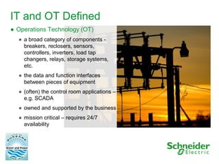 [Webinar Presentation] Best Practices for IT/OT Convergence | PDF