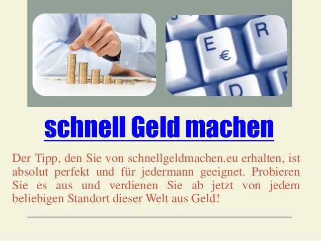 schnell und einfach geld machen schnell und einfach geld machen