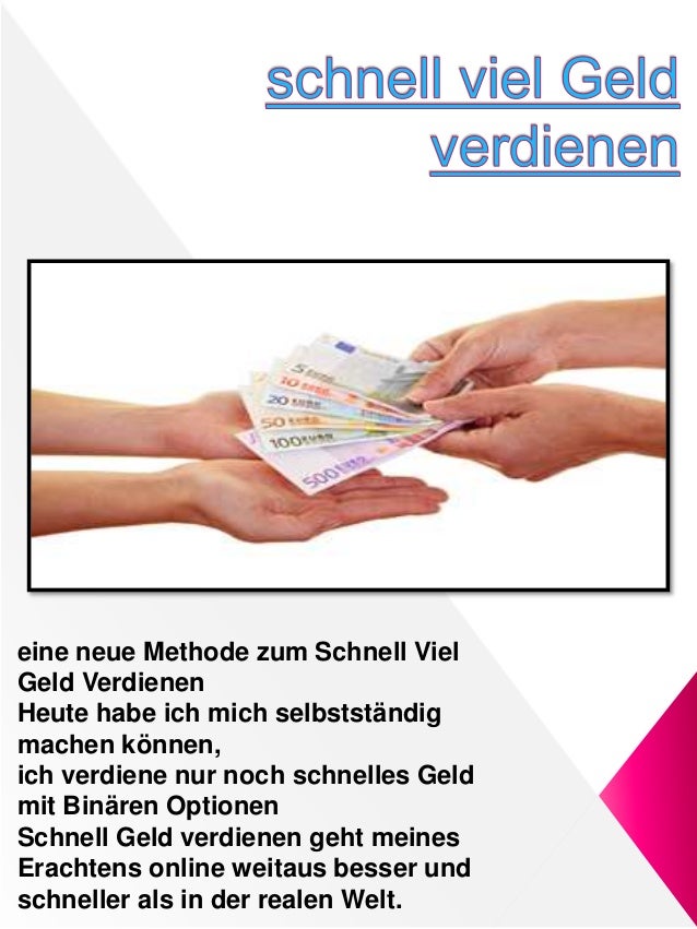 mehr zum handel mit binären optionen schnell viel geld