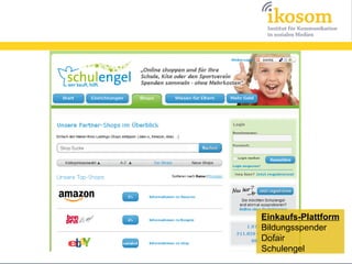 Einkaufs-Plattform
Bildungsspender
Dofair
Schulengel
 