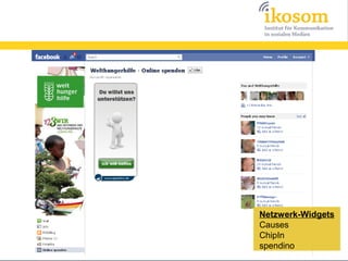 Netzwerk-Widgets
Causes
ChipIn
spendino
 