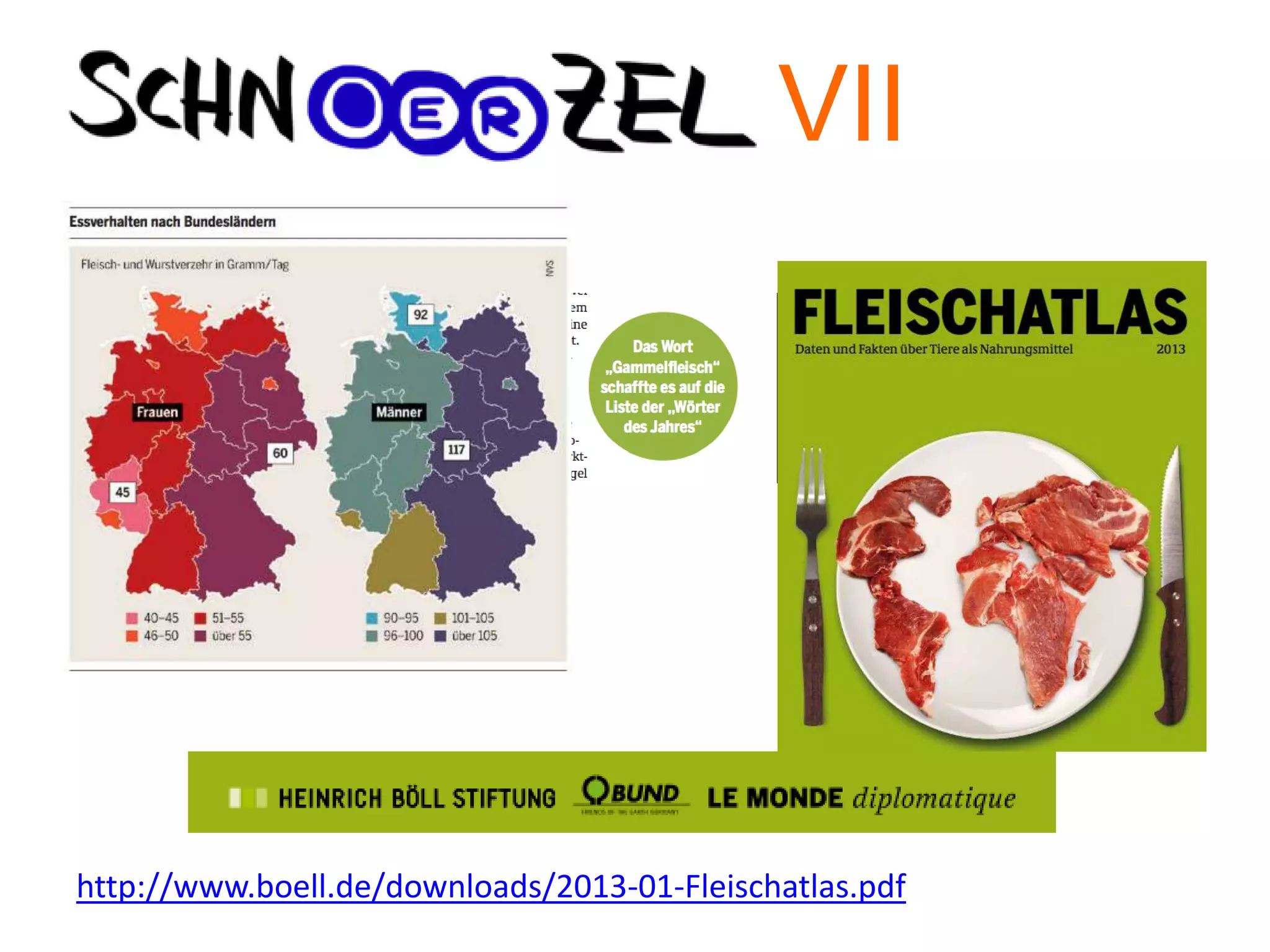 http://www.boell.de/downloads/2013-01-Fleischatlas.pdf
VII
 