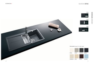 SCHOCK OPUS




                                                                       CRISTADUR® IMPRESSIONS
                                                            D-100




                                                            D-150




                                                            D-200




     Colour palette (see page 10 for larger images)




     Polaris        Lucida          Carbonium         Magma




     Casablanca     Avorio          Marone            Nuvoletta

26                                                                27
 