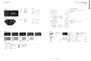 PremiumLine
                                                                                                                                                                                                                                                                                                                   CristAdUr® signUs
                                                                                                                                SIGNUS D-200                                                                                                                                                                                                               Modern




                                                                                                                                                                                                                                                                                                                                                                                     signUs
                                                                            preis             artikel-nr.                   einbau                                                                                                                                                        im lieferumfang enthalten
signUs d-200
                                                               200                     450




                                                  37,5
                                                                                                                                                                                                 200            450




                                                                                                                                                                                      37,5
                                                                            755,–             sig d 200 a                   installation:          einbau von oben,                                                                                                    800                Ablaufgarnitur 3½”, Korbventil, exzenterbedienung,
                                                                                              (Auflage)                                            Unterbau                                                                                                                               Chrom glänzend top
                                                                                                                                                                                                                                                                                             For installation from




                                                                                                                                                                                                                                                                                   480
                                                                                                                                                                                       5
                                                                                                                                                                                                                                                             0




                                                                                                                                                                                               5
                                                                            767,–             sig d 200 U                   Unterschrank:          80 cm                                                                                                   R1                             629373für Einbau
                                                                                                                                                                                                                                                                                             Maße




                                                                                                                                                                                     Ø2

                                                                                                                                                                                             Ø3
                                                                                                                                     ART C-150




                                                                                                                                                                                                                          500
                                                                                                                                                                                                                                                                                                      von oben
                                                                                              (Unterbau)                    eckschrank:            –                                                                                                                1140            5




                                                                 5
                                                  5
                                                                                                                            position:              Becken reversibel




                                                               Ø3
                                                Ø2
                                                                                                                                                                                                                                                          Maße für Einbau
                                                                                                                                                                                                 1160                                                     von oben




                                                                                                            500
                                                                                                                                                                                             324                378              430
                                                                                                                                                                                                                                 347                                                           For undermount installation




                                                                                                                                                                                                                                                          R1




                                                                                                                                                                                                                                                                                   486
                                                                                                                                                                                                                                                                                               Maße für Unterbau




                                                                                                                                                                                                 170




                                                                                                                                                                                                                                                            0
                                                                                                                                                                                                          195




                                                                                                                                                                                                                                        304
                                                                                                                                                                                                                                                                    1146
                                                                                                                                                                                                                      5
signUs c-150                                                                                                                                                                                            800                                               Maße für Unterbau



                                                                      63    955,–       277 c 150 a
                                                                                          sig                               installation:          einbau von oben,                                       277                                                    899




                                                                                                                                                                                                 63
                                                             1160                             (Auflage)                                            Unterbau                                                                                         r30
                                                                                                                                                                                                                                                                 619                     For installation from edelstahl
                                                                                                                                                                                                                                                                                          resteschale top
                                                                                                                                                                                                                                                                                          629244




                                                                                                                                                                                                                                                                             170
                                                                                                                                                                                                                                                                                         Maße für Einbau
                                                                            967,–             sig c 150 U                                                                                                                                                 135°




                                                                                                                                                                                                                   337
                                                                                                                                                                                                                                                                                               von oben
                                                                                                                                                                                                                                              r30                                         Ablaufgarnitur 3½”, Korbventil, exzenterbedienung,




                                                                                                                                                                                                                  500
                                                                                                                                                                                     440
                                                                                                                                                                                                                                                            13




                                                                                                                                                                                                                                                                              480
                                                                                              (Unterbau)                    Unterschrank:          80 cm                                                                                                       5°
                                                                                                                                                                                                                                                                                          Chrom glänzend
                                                                                                                            eckschrank:            90 cm                                                                                            r30
                                                                                                                                                                                                                                                       Maße für Einbau                    629371
                                                                                                                            position:              Becken rechts




                                                                                                     337
                                                                                                                                                                                           979                                                         von oben




                                                                                                    500
                                                          440




                                                                                                                                                                                                                                                            899
                                                                                                                                              430                                      349               250                     439                         619                         For undermount installation
                                                             324                        378                                                                                                                                                       r30
                                                                                                                                              347                                                                                                                                        Maße für Unterbau




                                                                                                                                                                                                                                                                             170
                                                                                                                                                                                                        178
                                                                                                                                                                                           203
                                                                                                                                                                                                                                              r30       135°




                                                                                                                                                                                                                                        313
                                                                                                                                                                                                                                                          13




                                                                                                                                                                                                                                                                              480
                                                                                                                                                                                                                                                             5°
                                                                                                                                                                                                                                                    r30
                                                               170




                                                                                                                                                                                             800                                                      Maße für Unterbau
                                                                                195




                                                                979




                                                                                                                                                                   304
erhältliche farben                                                                                  5                                                                    Zubehör

                                                                        800                                                                    439                                                        resteschale edelstahl                                         premium Glasschneid-                                               Geschirrkorb (für signus
                                                               350                    251                                                                                                                 (für signus C-150)                                            brett, schwarz                                                     C-150), Chrom
                                                                                                                                                                                                          629244                                                        für Auflage-spülen                                                 629170               40,–
                                                                                                                                                                                                                                                                        629046             135,–
                                                                                178
                                                                203




                                                                                                                                                                                                                                                                        für Unterbau-spülen
Magma (97)                       carbonium (90)                       Marone (93)                           stone (88)                      Bronze (87)




                                                                                                                                                                   313
Metallicfarbe                    Metallicfarbe                        Metallicfarbe                         Metallicfarbe                   Metallicfarbe
                                                                                                                                                                         comfotouch                                                                                     629046U            135,–                       Fertige Bohrungen für exzenter und Armatur
                                                                                                                                                                                                                                                                                                                       629004                                  35,–
                For installation from top                                                               For undermount installation                                                                                   MEASUREMENTS IN MILLIMETRE
                                                                                                                                                                                                                                               premium Glasschneid-
                                                                                                                                                                                                                                                                        brett, weiß                                    easy Care set
                Maße für Einbau von oben                                                                Maße für Unterbau                                                629830                                       MASSANGABEN IN MILLIMETER für Auflage-spülen
                                                                                                                                                                                                                            350,–                                                                                      629018                             30,– / set
                                                                                                                                                                                                                                                                        629045            135,–
lucida (95)                      avorio (92)                          Magnolia (89)                         polaris (99)                                                 led-licht                                                                                      für Unterbau-spülen                            easy Care Aufheller 250ml
Metallicfarbe                    Unifarbe                             Update von Casablanca                 Unifarbe                                                     629024                                                 295,–                                   629045U            135,–                       629019                          16,– / stück
                                                                      Unifarbe
                                800
armaturen-empfehlung
                                                                                                             R1




                                                                                                                                                  486
                                                                                                                  0




                         sCHOCK ideos-pro                                             sCHOCK niMBUs
                                                         480




                         edelstahloptik                                               CristAdUr®
                     0
                  R1     575120 edo     569,–                                         523000+farbnr. 539,–
                                                                                                                   1146                                                                                         MEASUREMENTS IN MILLIMETRE
         For installation from top                                                                  For undermount installation
                     Chrom
         Maße für Einbau 1140
                          von oben
                     575120 chr                459,–
                                                         5                                          Maße für Unterbau                                                                                           MASSANGABEN IN MILLIMETER




50                                                                                                                                                                       Alle preise in euro zzgl. gesetzl. Mehrwertsteuer                                                                                                                                       51
 