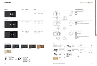 ®
                                                                                                                                                                                                                                                                                                                   iMago
                                                                                                                   IMAGO D-100                                                                                                                                                                                            Modern




iMago d-100                                                            preis           artikel-nr.                einbau                                                                                                                                 im lieferumfang enthalten




                                                         37,5
                                                                           425
                                                                       589,–           iMa d 100 a                installation:    einbau von oben




                                                                                                                                                                  37,5
                                                                                                                                                                                 425                                                      450 8
                                                                                                                                                                                                                                                         Abtropfschale edelstahl gelocht
                                                                                       (Auflage)                  Unterschrank:    45 cm                                                                                           R10                   For installation from top
                                                                                                                                                                                                                                                         629060




                                                                                                                                                                                                                                                 480
                                                                                                                  eckschrank:      –                                                                                                                     Maße für Einbau
                                                                                                                                                                                                                                                         Ablaufgarnitur 3½”, Korbventil, exzenterbedienung,
                                                                                                                                                                                                                                                               von oben
                                                                                                                  position:        Becken reversibel




                                                                                                                                                                                                 500
                                                                                                                  IMAGO D-100L
                                                                                                                                                                                                                                     840                 Chrom glänzend
                                                                                                                                                                                                                                 Maße für Einbau         629338
                                                                                                                                                                         860                                                     von oben




                                                                                              500
                                                                                                                                                                                                                 436
                                                                                                                                                                                 343
                                                                                                                                                                                                                                                         For undermount installation
                                                                                                                                                                                                                                                         Maße für Unterbau




                                                                                                                                                                                210




                                                                                                                                                                                                                       319
                                                                                                                                                                                                 8

iMago d-100 l                                                                                                                                                                   450
                                                           100
                                                             860             455
                                                                       659,–           iMa d 100 l a              installation:    einbau von oben                        100              455
                                                    37



                                                                                                                                                                                                                                           600            Abtropfschale edelstahl gelocht




                                                                                                                                                                   37
                                                                                       (Auflage)                  Unterschrank:    60 cm                                                                                          R10                     629060 from top
                                                                                                                                                                                                                                                          For installation




                                                                                                                                                                                                                                                  480
                                                                                                                  eckschrank:      –
                                                                                                                                                                                                                                                          Ablaufgarnitur 3½”, Korbventil, exzenterbedienung,
                                                                                                                                                                                                                                                          Maße für Einbau
                                                                                                                  position:        Becken reversibel




                                                                                                                                                                                                        500
                                                                                                                                                                                                                                                                 von oben

                                                                                                                     IMAGO D-150
                                                                                                                                                                                                                                         980              Chrom glänzend
                                                                                                                                                                                                                                                          629338
                                                                                                                        436                                                                                                      Maße für Einbau
                                                                            343                                                                                           1000                                                   von oben




                                                                                                500
                                                                                                                                                                                       483                       423
                                                                                                                                                                                        315                      315




                                                                                                                                                                                                                                                                                                                                      TrendLine
                                                                                                                                                                                                                                                          For undermount installation




                                                                                                                                                                               113
                                                                                                                                                                                                                                                          Maße für Unterbau




                                                                                                                                                                                      225
                                                                           210




                                                                                                                                                                                                                        334
                                                                                                                                                                                      600




                                                                                                                                                 319
iMago d-150
                                                                                              8
                                                          100              455
                                                 37




                                                                       859,–           iMa d 150 a                installation:    einbau von oben
                                                          1000                                                                                                           100           455                                                 600     8




                                                                                                                                                                 37
                                                                                                                                                                                                                                                          Glasschneidbrett, uni
                                                                                       (Auflage)                  Unterschrank:    60 cm                                                                                           R10                    629036 from top
                                                                                                                                                                                                                                                          For installation




                                                                                                                                                                                                                                                   480
                                                                                                                  eckschrank:      –
                                                                           450                                                                                                                                                                            Maße für Einbau
                                                                                                                                                                                                                                                          resteschale edelstahl




                                                                                                                                                                                                       500
                                                                                                                  position:        Becken reversibel                                                                                  980
                                                                                                                                                                                                                                                                 von oben
                                                                                                                                                                                                                                                          629061




                                                                                                                                                                                                                                                                                                                                                  iMago
                                                                          483                                                     423                                                                                            Maße für Einbau          Abtropfpfanne edelstahl gelocht
                                                                                                                                                                                                                                                          629063
                                                                                                  500




                                                                                                                                                                         1000                                                    von oben
                                                                            315                                                   315                                                                            423                                      Ablaufgarnitur 3½”, Korbventil, exzenterbedienung,
                                                                                                                                                                         120               343                   315
                                                                                                                                                                                                                                                          Chrom glänzend
                                                                                                                                                                                                                                                          For undermount installation
                                                                                                                                                                                                                                                          629340




                                                                                                                                                                         138
                                                                113




                                                                                                                                                                                                                                                          Maße für Unterbau




                                                                                                                                                                                     210




                                                                                                                                                                                                                       318
                                                                         225




                                                                                                                                                                                     600               8




                                                                                                                                                   334
            For installation from top                                                         For undermount installation                                                                              MEASUREMENTS IN MILLIMETRE
            Maße für Einbau von oben                      1000          600                   Maße für Unterbau                                                                                        MASSANGABEN IN MILLIMETER
erhältliche farben                                                                                                                                       Zubehör

                                                                                                                                                                                            Glasschneidbrett, uni                              resteschale edelstahl                   led-licht
                                                                                                                                   423                                                      für Auflage-spülen                                 100 mm tief                             629024                                295,–
                         450        8                      120                   343                                               315                                                      629036              95,–                           629062              60,–
                                                                                                                                                                                                                                                                                       Fertige Bohrungen für exzenter und Armatur
                                                                                                                                                                                                                                                                                       629004                                  35,–
nero (13)
                R10             onyx (10)                        inox (12)                           Mocha (63)              cayenne (11)
                                                                                                                                                                                            Abtropfpfanne edelstahl
                                                          138




Unifarbe                        Metallicfarbe                    Metallicfarbe                       Unifarbe                Metallicfarbe
                                                                         210




                                                                                                                                                                                                                                               resteschale edelstahl
                                     480




                                                                                                                                                                                            gelocht, 65 mm tief                                                                        easy Care set
                                                                                                                                                                                            629063              82,–                           65 mm tief
                                                                                                                                                   318




                                                                                                                                                                                                                                                                                       629018                            30,– / set
                                                                                                                                                                                                                                               629061              52,–
             For installation from top                                                         For undermount installation                                                                             MEASUREMENTS IN MILLIMETRE
                                                                                                                                                                                                                                                                                       easy Care Aufheller 250ml
                  840
             Maße für Einbau von oben                                  600                     8
                                                                                               Maße für Unterbau                                                                                 MASSANGABEN IN MILLIMETER                                                             629019                         16,– / stück
colorado (08)
                                                                                                                                                                                            Abtropfschale edelstahl     comfotouch
Unifarbe                                                                                                                                                                                    gelocht, 65 mm tief
                                                                                                                                                                                            629060              62,–

armaturen-empfehlung                                                                                                                                                                                                    629830                                          350,–
                            600                                                                                                                                                             schneidbrett, Bambus
                   sCHOCK arion                                             sCHOCK sc-200                                                                                                   629044             95,–
                   Chrom                                                                  ®

                R10595000 chr                   219,–                       592000+farbnr.           429,–
                                          480




                                                                            mit ausziehbarem Auslauf
             For installation from top                                      592120+farbnr. For519,–
                                                                                                  undermount installation                                                                              MEASUREMENTS IN MILLIMETRE

110
                      980
             Maße für Einbau von oben                                                          Maße für Unterbau                                                                                       MASSANGABEN IN MILLIMETER
                                                                                                                                                         Alle preise in euro zzgl. gesetzl. Mehrwertsteuer                                                                                                                     111
 