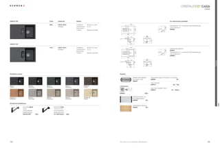 ®
                                                                                                                                                                                                                                                                                                          casa
                                                                                                                        CASA D-100                                                                                                                                                                         Klassik




casa d-100                                                           preis           artikel-nr.                   einbau                                                                                                                            im lieferumfang enthalten
                                                                               430




                                                        77
                                                                     369,–           caa d 100 a                   installation:    einbau von oben                              430




                                                                                                                                                                   77
                                                                                                                                                                                                                                                     Ablaufgarnitur 3½”, Korbventil, exzenterbedienung,
                                                                                     (Auflage)                     Unterschrank:    45 cm                                                                                                            For installation from top
                                                                                                                                                                                                                                                     Chrom glänzend




                                                                                                                                                                                                                                               480
                                                                                                                   eckschrank:      –                                                                                                R10             Maße für Einbau
                                                                                                                                                                                                                                                     629383oben




                                                                                                                                                                                         500
                                                                                                                                                                                                                                                           von
                                                                                                                   position:        Becken reversibel                                                                                    450

                                                                                                                        CASA D-125                                                                                                     840

                                                                                                                                                                         860




                                                                                                500
                                                                                                                                                                                                               436
                                                                                                                                                                         92      321                           232




                                                                                                                                                                   14
                                                                                                                                                                                                                                                     For undermount installation
                                                                                                                                                                                                                                                     Maße für Unterbau




                                                                                                                                                                               195




                                                                                                                                                                                                                     304
casa d-125                                                                                                                                                                      450


                                                              860    415,–
                                                                               430                                 installation:    einbau von oben
                                                                                     caa d 125 a                                                                                 430
                                                         77




                                                                                                                                                                    77
                                                                                                                                                                                                                                                     resteschale edelstahl
                                                                                     (Auflage)                     Unterschrank:    50 cm                                                                                                            For installation from top
                                                                                                                                                                                                                                                     629037




                                                                                                                                                                                                                                               480
                                                                                                                   eckschrank:      –                                                                                                                Maße für Einbau
                                                                                                                                                                                                                                  R10                Ablaufgarnitur 3½”, Korbventil, exzenterbedienung,




                                                                                                                                                                                         500
                                                                                                                   position:        Becken reversibel                                                                                                      von oben
                                                                                                                                                                                                                                         500
                                                                                                                                                                                                                                                     Chrom glänzend
                                                                                                                                   436                                                                                                 840
                                                                                                                                                                                                                                                     629383
                                                              92               321                                                 232                                   860




                                                                                                500
                                                        14




                                                                                                                                                                                                            436
                                                                                                                                                                         92      321                        232




                                                                                                                                                                   55
                                                                                                                                                                                                                                                     For undermount installation




                                                                                                                                                                                                                                                                                                                     TrendLine
                                                                                                                                                                                                                                                     Maße für Unterbau




                                                                                                                                                                               195




                                                                                                                                                                                                                     304
                                                                       195




                                                                                                                                                    304
                                                                                                                                                                               500



                                                              860
erhältliche farben                                                        450                                                                             Zubehör

                                                                                                                                                                                       resteschale edelstahl         Fertige Bohrungen für exzenter und Armatur
                                                                                                                                   436                                                 (für Casa d-125)              629004                                  35,–
                                                              92               321                                                 232                                                 629037
                                                        55




                                                                                                                                                                                                                     easy Care set
                                                                                                                                                                                                                     629018                                 30,– / set
nero (13)                       lava (40)                      onyx (10)                           inox (12)                  Mocha (63)                  comfotouch
                                                                        195




Unifarbe                        Strukturfarbe                  Metallicfarbe                       Metallicfarbe              Unifarbe
                                                                                                                                                                                                                     easy Care Aufheller 250ml




                                                                                                                                                    304
                                                                                                                                                                                                                     629019                             16,– / stück
            For installation from top                                                       For undermount installation                                                                        MEASUREMENTS IN MILLIMETRE
                                                                                                                                                          629830                                          350,–
            Maße für Einbau von oben                                                        Maße für Unterbau                                                                                  MASSANGABEN IN MILLIMETER
cayenne (11)                    arena (47)                     gobi (58)500                        terra (38)                 colorado (08)
                                                                                                                                                                                       Glasschneidbrett, uni
Metallicfarbe                   Strukturfarbe                  Strukturfarbe                       Strukturfarbe              Unifarbe                                                 für Auflage-spülen
                                                                                                                                                                                       629036               95,–

armaturen-empfehlung




                                                                                                                                                                                                                                                                                                                                 casa
                                                                                                                                                                                       schneidbrett, Bambus
                                     480




                         sCHOCK neos                                           sCHOCK leVa                                                                                             629044             95,–
                         Chrom                                                              ®

              R10 mit ausziehbarer                                             mit ausziehbarer
                         schlauchbrause                                        schlauchbrause
                           450
                         542120 chr             255,–                          511120+farbnr. undermount installation                                                                          MEASUREMENTS IN MILLIMETRE
            For installation from top                                                        For 269,–
                    840
            Maße für Einbau von oben                                                        Maße für Unterbau                                                                                  MASSANGABEN IN MILLIMETER
                                     480




                R10
                       500
                    840
134                                                                                                                                                       Alle preise in euro zzgl. gesetzl. Mehrwertsteuer                                                                                                   135
 