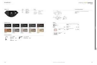 ®
                                                                                                                                                                                                                                                                                                  geniUs
                                                                                                                      GENIUS C-150                                                                                                                                                                       Klassik




geniUs c-150
                                                         1113          preis            artikel-nr.                   einbau                                                                                                                        im lieferumfang enthalten
                                                             230                                                                                                             1113
                                                                        599,–




                                                                             68
                                                                                        gen c 150 a                   installation:         einbau von oben,
                                                                                                                                                                                230                                                                 Ablaufgarnitur 3½”, Korbventil, exzenterbedienung,
                                                                                                                                            Unterbau




                                                                                                                                                                                        68
                                                                                        (Auflage)
                                                                                                                                                                                                                                                    Chrom glänzend
                                                                                                                                                                                                                                                   For installation from top
                                                                        611,–           gen c 150 U                   Unterschrank:         80 cm
                                                                                                                                                                                                                                                    629351




                                                                                                                                                                                                 385
                                                                                                                                                                                                                                                   Maße für Einbau
                                                                                        (Unterbau)                    eckschrank:           90 x 90 cm




                                                                                                                                                                                               520
                                                                                                                                                                                                                                                         von oben
                                                                                                                      position:             Becken rechts




                                                                                                 385
                                                                                               520
                                                                                                                                                                               1105                          406
                                                                                                                                                                              388       174                286
                                                                                                                                                                                                                                                   For undermount installation




                                                                                                                                                                                                110
                                                                                                                                                                                                                                                   Maße für Unterbau




                                                                                                                                                                            195




                                                                                                                                                                                                                    304
                                                                                                                                                                                  800




erhältliche farben                                                                                                                                             Zubehör

                                                                                                                                                               comfotouch                                             Fertige Bohrungen für exzenter und Armatur
                                                         1105
                                                                                                                                   406                                                                                629004                                  35,–
                                                         388                  174                                                286                                                                                  easy Care set




                                                                                                                                                                                                                                                                                                                   TrendLine
                                                                                                                                                               629830                                      350,–      629018                               30,– / set
nero (13)                       lava (40)                         onyx (10)                           inox (12)                       Mocha (63)
                                                                                  110



Unifarbe                        Strukturfarbe                     Metallicfarbe                       Metallicfarbe                   Unifarbe
                                                        195




                                                                                                                                                                                        schneidbrett, Ahorn           easy Care Aufheller 250ml




                                                                                                                                                        304
                                                                                                                                                                                        629211              52,–      629019                           16,– / stück



cayenne (11)
Metallicfarbe
                                arena (47)
                                Strukturfarbe                   800 (38)
                                                                 terra
                                                                 Strukturfarbe
                                                                                                      gobi (58)
                                                                                                      Strukturfarbe
                                                                                                                                      colorado (08)
                                                                                                                                      Unifarbe
                                                                                                                                                                                        Geschirrkorb
                                                                                                                                                                                        629212               40,–

armaturen-empfehlung

                        sCHOCK risso                                              sCHOCK sc-100
                        edelstahloptik                                                        ®


                        585000 edo     259,–                                      591000+farbnr.        389,–

                        Chrom
                        585000 chr              249,–                                                                                                                                         MEASUREMENTS IN MILLIMETRE
            For installation from top                                                         For undermount installation
            Maße für Einbau von oben                                                          Maße für Unterbau                                                                               MASSANGABEN IN MILLIMETER




                                                                                                                                                                                                                                                                                                                               geniUs
140                                                                                                                                                            Alle preise in euro zzgl. gesetzl. Mehrwertsteuer                                                                                            141
 