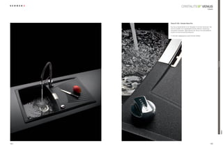 ®
                                                          VenUs
                                                                 Klassik




      Venus d-100 + armatur ideos-pro

      die Venus-spülenfamilie ist ein Klassiker im schock-sortiment. sie
      hat ihre Qualität und langlebigkeit bereits vielfach in deutschen
      Haushalten bewiesen. Besonderheit der Venus: ihre Abtropffläche
      erinnert an eine formschöne Muschel.

      • Höchster Hygieneschutz durch schock-Antibac




                                                                           TrendLine
                                                                                       VenUs
154                                                                  155
 