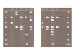 76
Viola
Seite 142
EDEN
Seite 100
®
D-100
Primus
Seite 128
D-150
D-100L
Genius
Seite 112
Epure
Seite 106
C-150
D-100S
C-150
®®
NEMO
Seite 124
N-100
N-100S
®
Casa
Seite 96
®
D-100
D-125
Typos
Seite 134
® ®
C-150
C-150
D-100L
45cm
50cm
60cm
80cm
40cm
90cm
Eck-
Schrank
®
®
D-100
D-100S
D-150
D-150S
Übersicht
Manhattan
Seite 116
®
D-100XS
D-150
D-100
D-100S NEU
D-100 NEu
D-100L NEu
D-150 NEu
D-100 NEU
D-150 NEU
N-150 NEu
D-150 NEu
D-100S
R-100 NEu
45cm
50cm
60cm
80cm
40cm
90cm
Eck-
Schrank
 