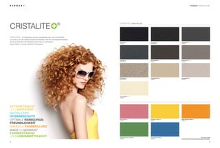 98
Drucktechnisch bedingte Farbabweichungen sind möglich.
Everest GEV (26) NEU
Strukturfarbe
®
Farbbeständig
und Lebensmittelecht
Maximale Farbbrillanz
Optimale Reinigungs-
freundlichkeit
Natürlicher
Hygieneschutz
Made in Germany
Extrem robust
und kratzfest
®
– ein Meilenstein auf dem Granitspülenmarkt, das Trendmaterial
von Schock und der weltweit anerkannte Klassiker unter den Granitspülenmaterialien.
Die neue Generation des Klassikers überzeugt mit verbesserten
Eigenschaften und einer attraktiven Farbauswahl.
®
– Colour Your Life
Onyx GON (10)
Metallicfarbe
Crema GCM (14) NEU
Unifarbe
Gobi GSA (58)
Strukturfarbe
Nero GNE (13)
Unifarbe
Beton GBT (42) NEU
Unifarbe
Basalt GBA (41) NEU
Unifarbe
Inox GIN (12)
Metallicfarbe
Mocha GMC (63)
Unifarbe
Pink* GPK (64)
Unifarbe
Peppermint Green* GPP (65)
Unifarbe
Ocean Blue* GOC (67)
Unifarbe
Sunflower* GSU (68)
Unifarbe
Bright Orange* GBO (69)
Unifarbe
Colorado GCO (08)
Unifarbe
Everest GEV (26)
Unifarbe
Farben ®
* Nur Nemo N-100S
 