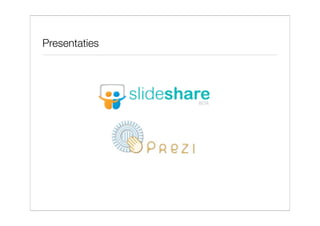 Presentaties
 