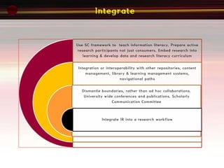 Academic Library & Scholarly Communicationc: from a strategy to an ...