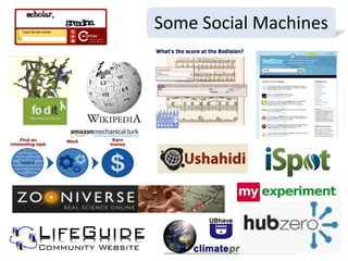 Some Social Machines

 