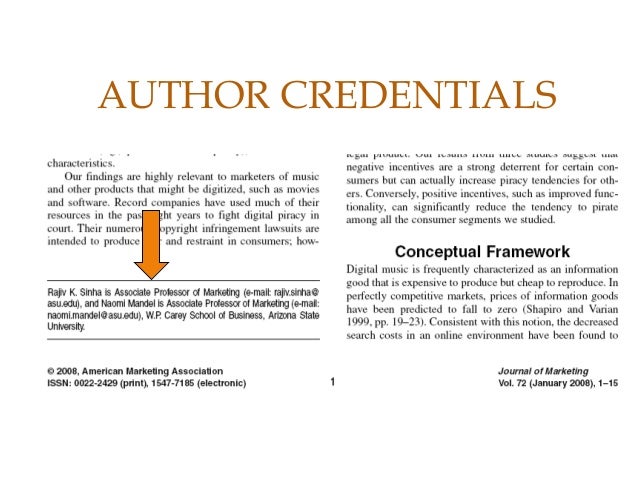Why Are Author's Credentials Important