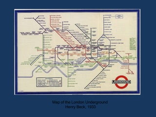 Map of the London Underground  Henry Beck, 1933 