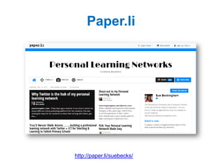 Paper.li
http://paper.li/suebecks/
 