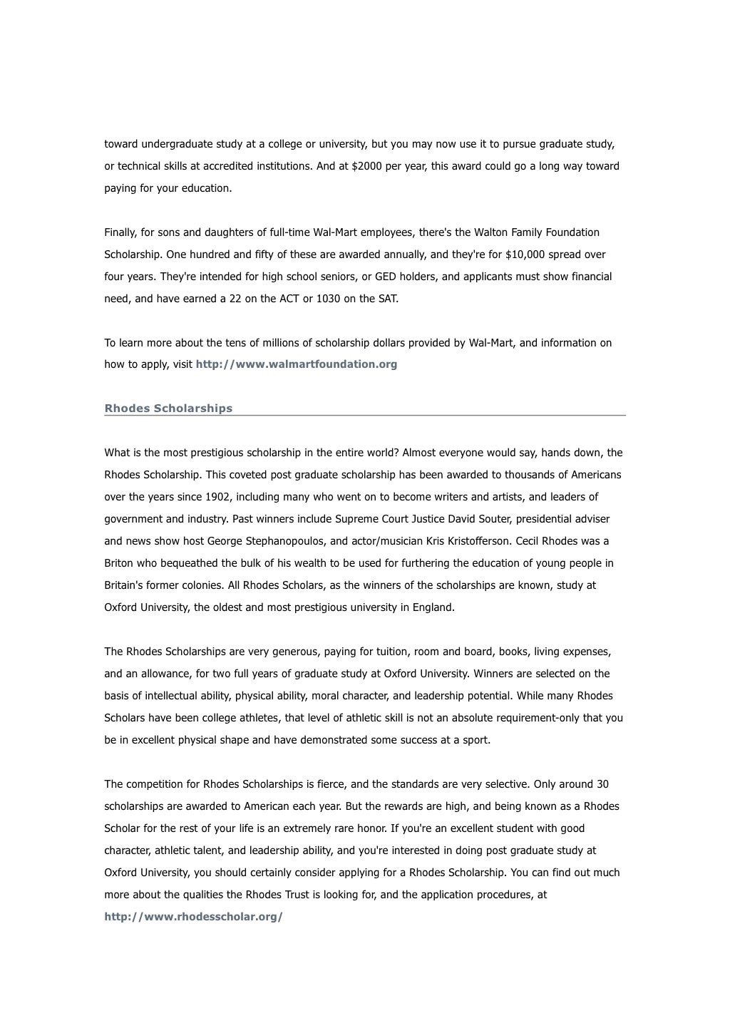 Winning scholarship essay examples image