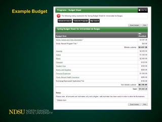 Example Budget

 