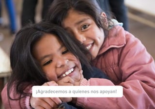 ¡Agradecemos a quienes nos apoyan!
 