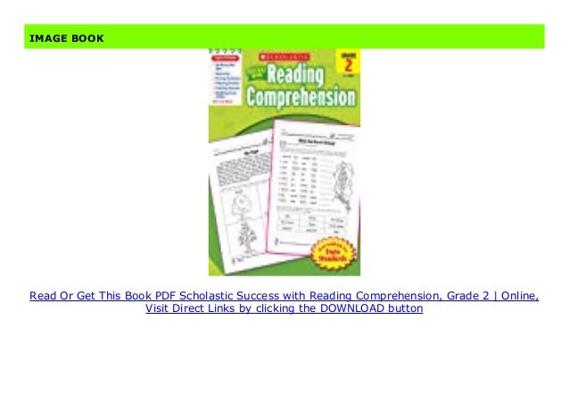 PDF Scholastic Success with Reading Comprehension, Grade 2 | Online