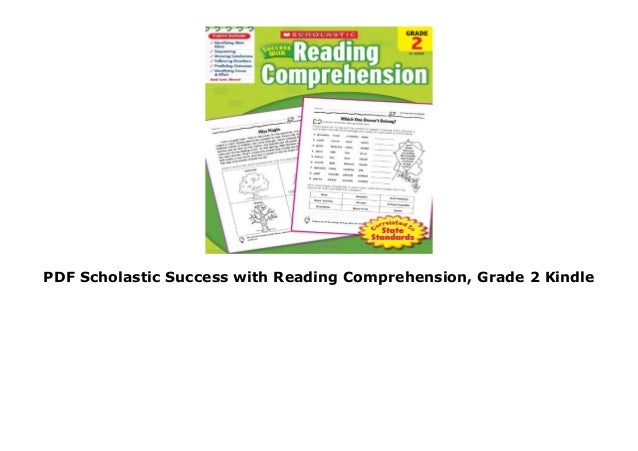 PDF Scholastic Success with Reading Comprehension, Grade 2 Kindle