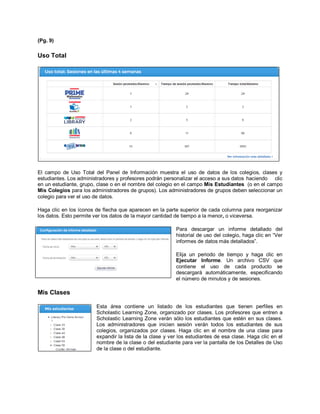 Scholastic Learning zone Guia del Usuario | PDF