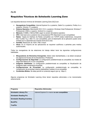 Scholastic Learning zone Guia del Usuario | PDF