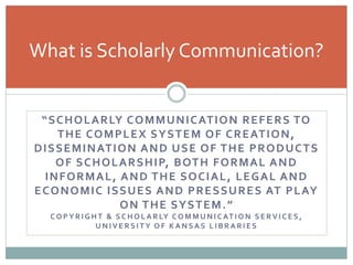 Celebrating Open Access Week: Scholarly Communication Initiatives in Academic Libraries